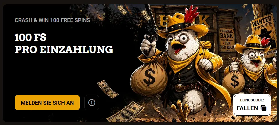 Crash & Win 100 Freispiele
