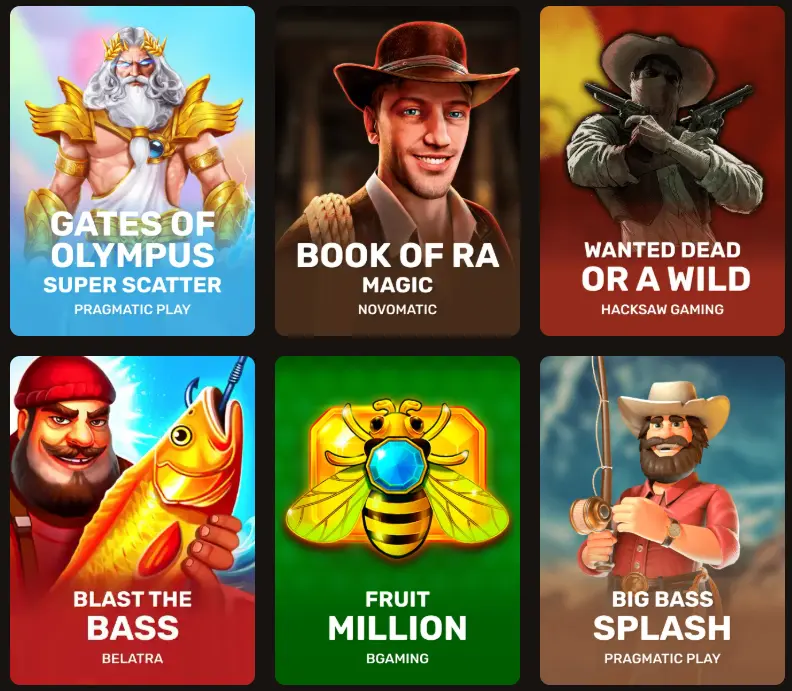Online-Casino-Spielautomaten