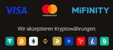 Methoden für VegasHunter Auszahlung